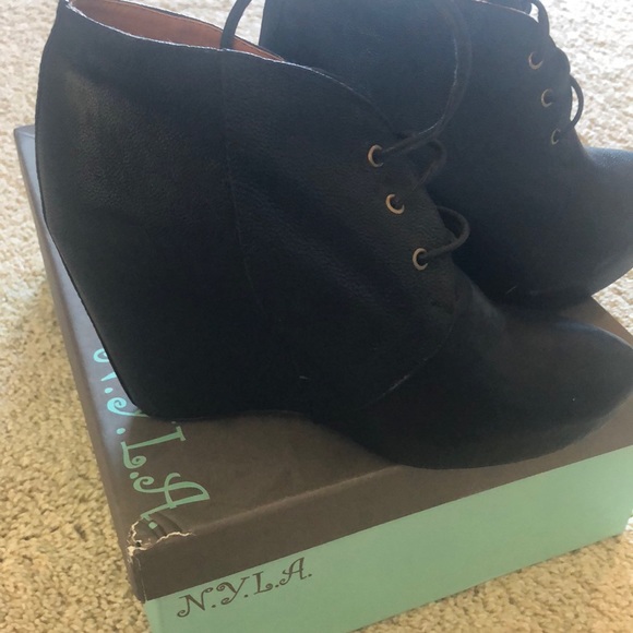 Bnib N.Y.L.A. Platform booties all leather - Picture 5 of 5